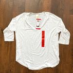 matty m  3/4 length sleeve white top, NWT Photo 1