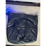 Tumi Black Leather Weekender Bag Spacious Travel Carry Photo 8