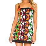Alexis  Belli Abstract Cotton Mini Cocktail Dress NWT Photo 4