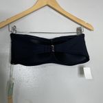 Swim Systems Black Bridget Bandeau Swim Bikini Top T525 Large Strapless Photo 1