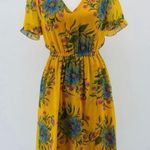 Madewell Sweetgrass Ruffle-Sleeve Dress in Painted Blooms Photo 3