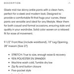 Dear John  Black Skinny Pants Sleek Versatile Photo 9