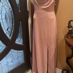 Bird Prey pink spaghetti strap long dress nwt Size L Photo 3