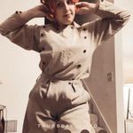 Aviator Amelia Earhart tan top Size M Photo 9