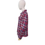 Patagonia  Organic Cotton Plaid Flannel Shirt Women Size 10 Red Blue Sustainable Photo 4