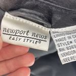 Newport News  leather jacket blazer peplum pockets dark academia rocker size 4 Photo 3