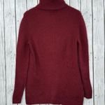 Sweet Romeo Sweater Women’s Size Small Red Abstract Rib Turtleneck Tunic NWOT Photo 1