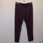 Max & Mia NWT  Heather Wine super soft sweatpants Photo 4