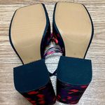 ZARA Square toe Block Heels Platform Floral Sandals Photo 7