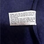 Tulle women's casual, preppy business navy blue button trench coat. Size small Photo 9