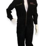 80s Vintage Jean St. Germain Jumpsuit Black Size 4 Photo 5