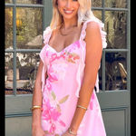 Beginning Boutique  Pink Dress Floral Photo 5