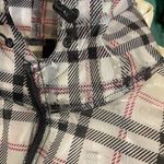 Forever 21 White Plaid Pattern Raincoat Photo 5