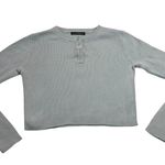 Brandy Melville  John Galt Delilah Crop Knit Ribbed Top Size One Size Casual Photo 2