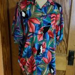 Vintage 80s California crush Hawaiian toucan shirt Size M Photo 5