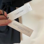 Calvin Klein CK black ruched mesh half bell sleeves NEW 6 Photo 6