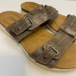 Clarks April Dusk Bronze Metallic Sandals Photo 7