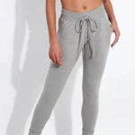 Free People Movement Sunny Skinny Sweatpants in Light Gray Size Small Photo 0