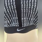 Nike  Women's Black and White Patterned Sports Bra Photo 3