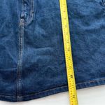 Reformation  Lydia High Rise Denim Mini Skirt dark wash blue 32 Photo 5