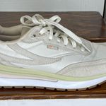 FILA Women’s Renno Trainer Sneakers Shoes White Peach Light Green Tan Size 7 Photo 2