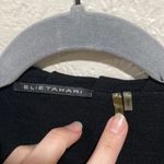 Elie Tahari  Black 100% Extra-fine Merino Wool Wrap Cardigan Size Small Photo 1