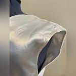 Vintage 1950s 1960s Dress / Ivory Cotton Velvet Sleeveless Dress White Size M Photo 4