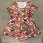 Star Vixen Asymmetrical Floral Women’s Tunic Top XL Pink Photo 0