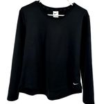 Nike Therma-Fit One Top Long Sleeve Fleece Stretch Sweat Wicking Black Large Photo 1