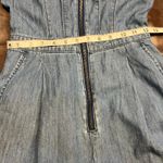 Pilcro and the Letterpress Anthropologie  Denim Zip Front Jumpsuit Womens‎ 0 Photo 14