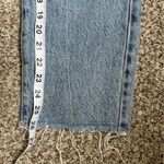 PacSun  High Rise Straight Jeans Medium Wash Distressed Denim Streetwear Size 26 Photo 5