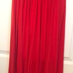 Rare London  Modest Bardot Maxi Dress - Red Photo 4