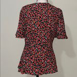 Skies Are Blue  v neck button down shirt size med Photo 12