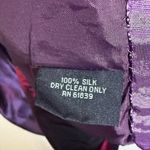 Rickie Freeman Teri Jon Dress 100% Silk Size 8 Purple Photo 2
