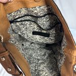 Rebecca Minkoff  Large Brown Pebbled Leather Bucket Tote Purse Boho Minimalist Photo 4