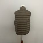 Hawke & Co. Hawk & Co Vest Puffer Reversible Duck Down Pockets Lightweight Olive Green Tan Photo 14