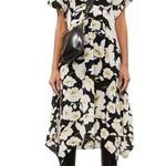 Ba&sh  Fairy Floral Midi Dress - Black - 0 (US 4) Photo 7