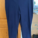 Peck & Peck  Women's Deep Blue Cropped Pants Photo 0