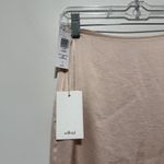 Wilfred  Aritzia NWT Elixir Satin Midi Pencil Skirt in Soft Seashell Pink Size 2 Photo 2