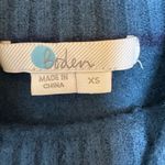 Boden Teal Blue 100% Wool Turtleneck Sweater Classic Minimalist XS Photo 3