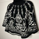 Max Mara 100% Wool Sweater Turtleneck Poncho Photo 11