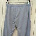 P.J. Salvage  Light Blue Jogger Pants Sz Large Knit Side Stripe Lounge Track Pant Photo 7