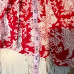 Alix Of Bohemia Tuesday Midi Dress Red Ruby Floral Cotton Size XS Photo 9