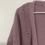 Maurice's Purple Frayed Hem Cardigan Photo 5