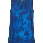 Pure Intent Tye Dye Tank Jersey Dress Small Blue Photo 0