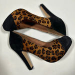 Corso Como NEW!CorsocComo-Leopard cow hair, suede heel pumps size 8 Photo 2