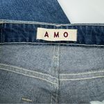AMO Women's Bella Crop Jeans In Crush Size 28 NWT Blue Photo 7