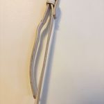 Lovevook Faux Leather Contrast Zip Crossbody Bag Purse Cream Black Small Size Tan Photo 4