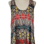 Zoa  NEW York Multicolor Tribal Tank Blouse Top Photo 0