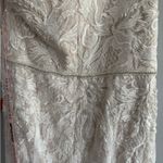 Mac Duggal  White One-Shoulder Gown with Feather Detail, size 8 NWT Photo 9